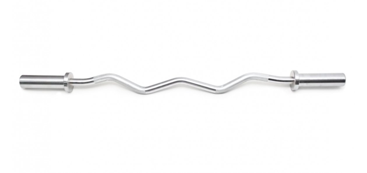 Chrome EZ Curl Bar Courage Heavy Equipment