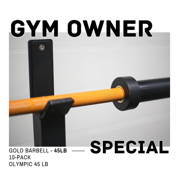 Gold Barbell 45# | 10-Pack