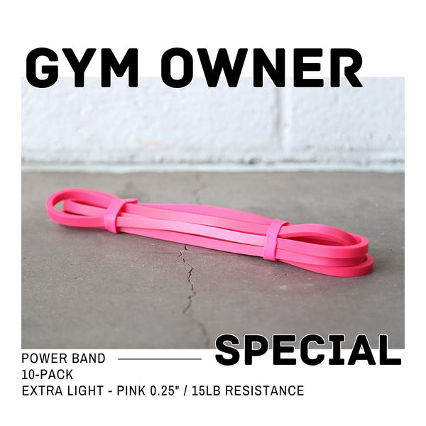 Pink Band - 0.25" | 10-Pack