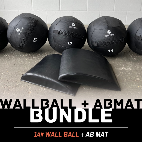 14lb Wall Ball + Ab Mat Bundle